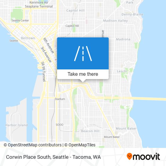 Corwin Place South map