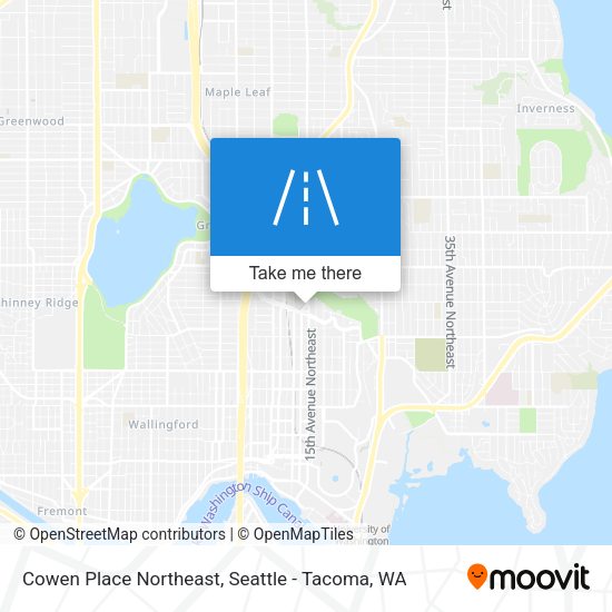Cowen Place Northeast map