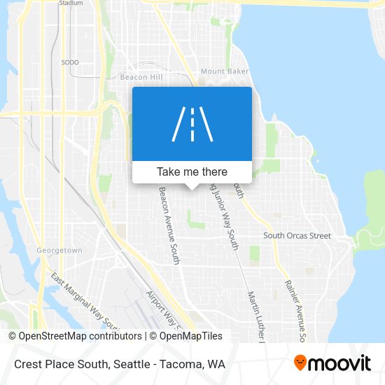 Crest Place South map