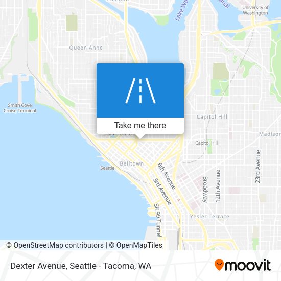 Mapa de Dexter Avenue