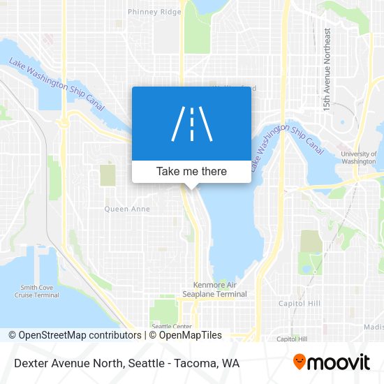 Mapa de Dexter Avenue North