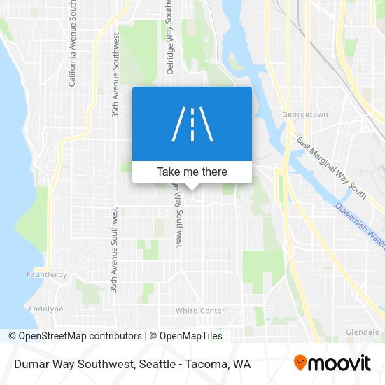 Dumar Way Southwest map