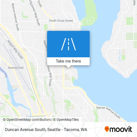 Duncan Avenue South map