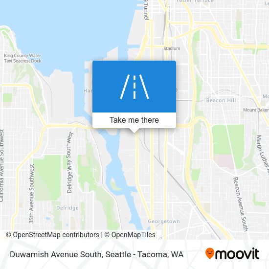 Duwamish Avenue South map