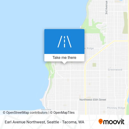 Mapa de Earl Avenue Northwest
