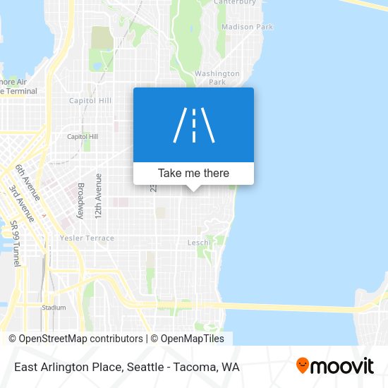 East Arlington Place map