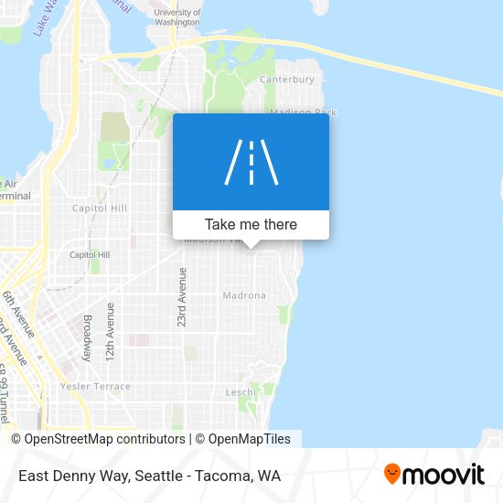Mapa de East Denny Way