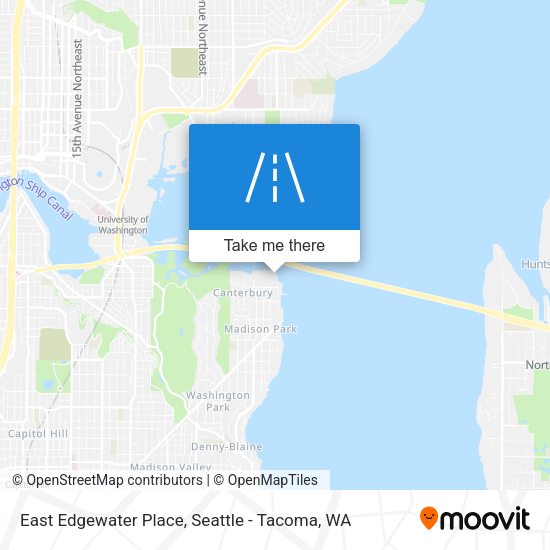Mapa de East Edgewater Place