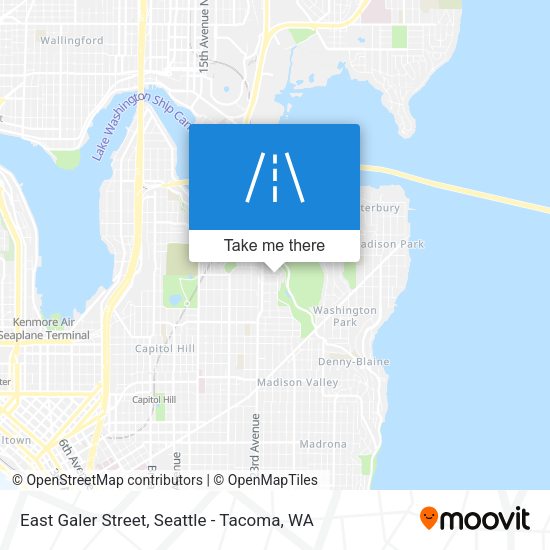 East Galer Street map