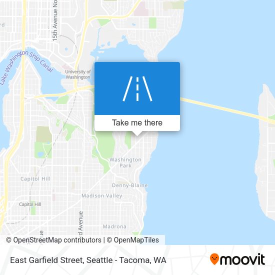 Mapa de East Garfield Street