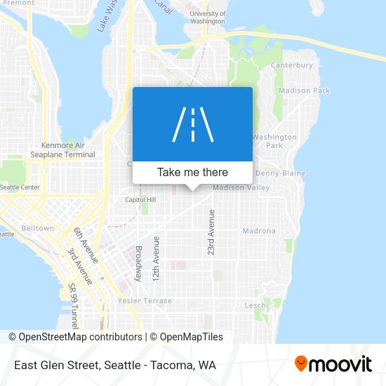 East Glen Street map