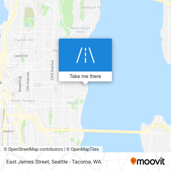 Mapa de East James Street