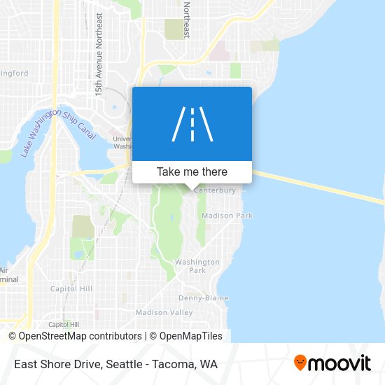 Mapa de East Shore Drive