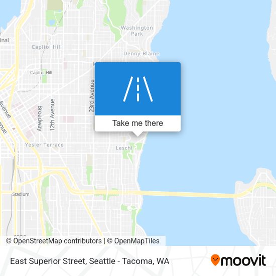 Mapa de East Superior Street