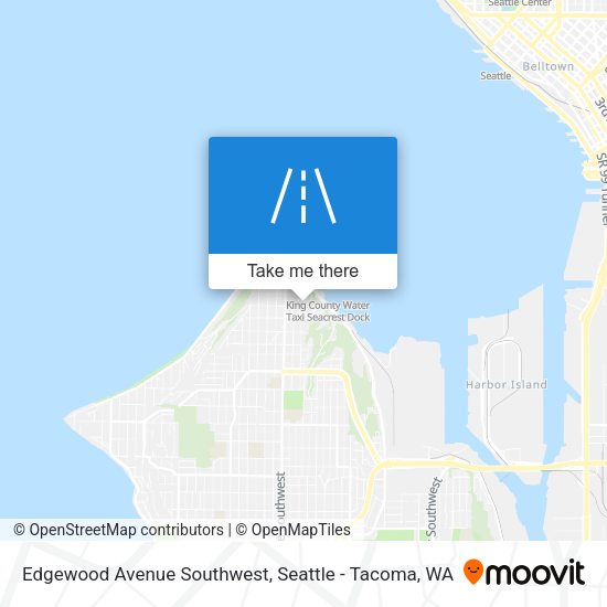 Mapa de Edgewood Avenue Southwest