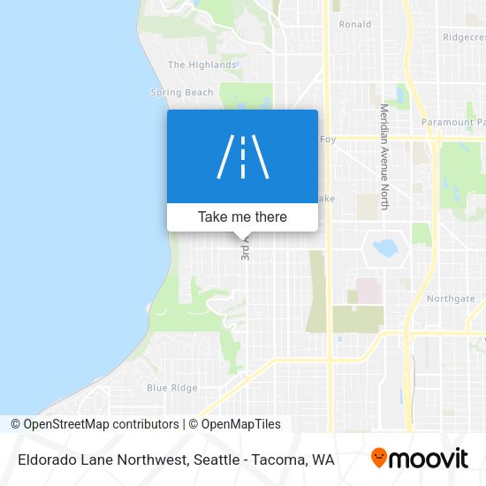 Mapa de Eldorado Lane Northwest