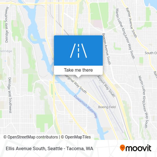 Mapa de Ellis Avenue South