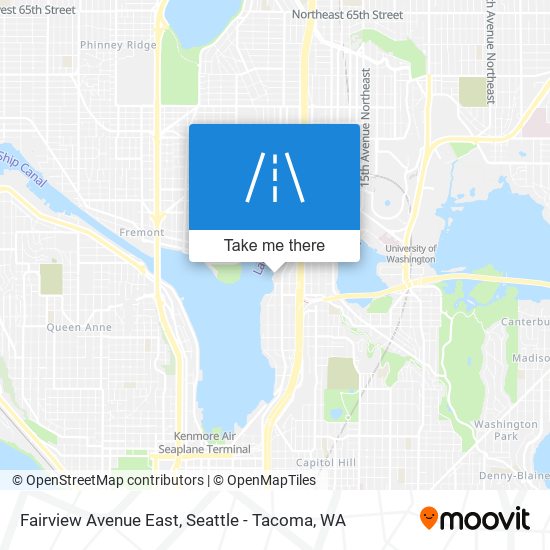 Fairview Avenue East map