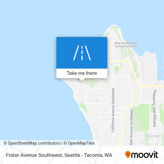 Frater Avenue Southwest map