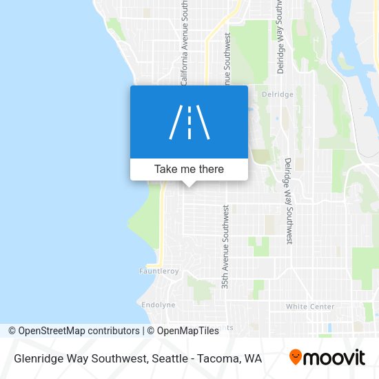 Glenridge Way Southwest map