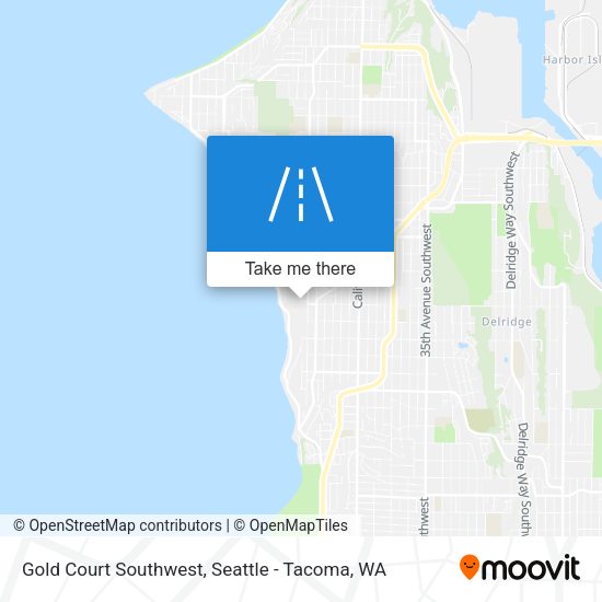 Mapa de Gold Court Southwest