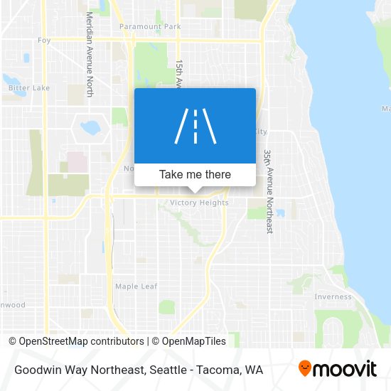 Mapa de Goodwin Way Northeast