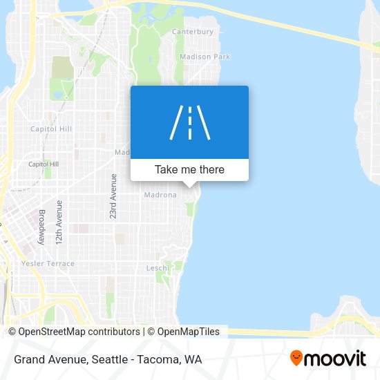 Mapa de Grand Avenue
