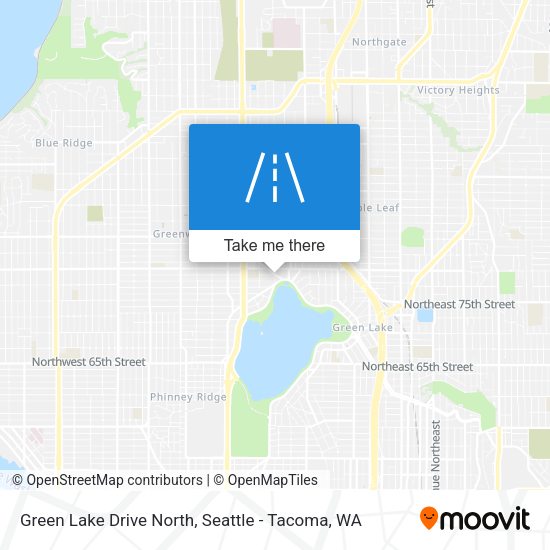 Green Lake Drive North map