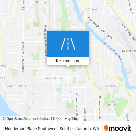 Mapa de Henderson Place Southwest