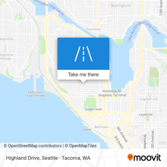 Highland Drive map