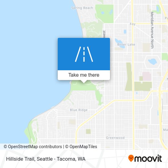 Hillside Trail map