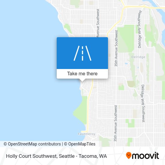 Mapa de Holly Court Southwest