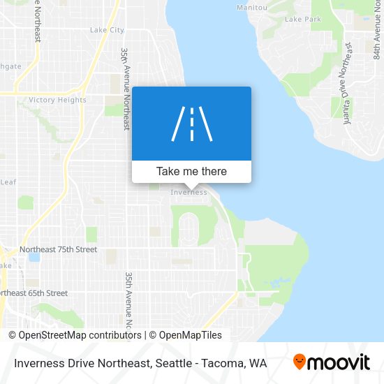 Inverness Drive Northeast map