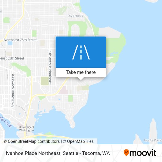 Ivanhoe Place Northeast map