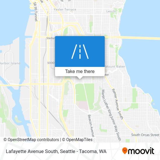 Lafayette Avenue South map
