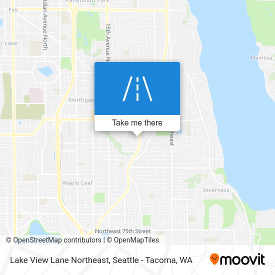 Lake View Lane Northeast map