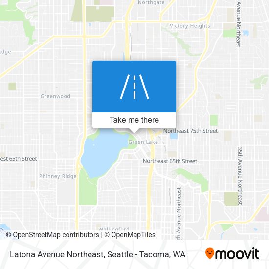 Mapa de Latona Avenue Northeast