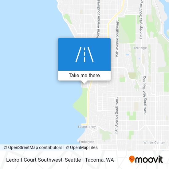 Mapa de Ledroit Court Southwest