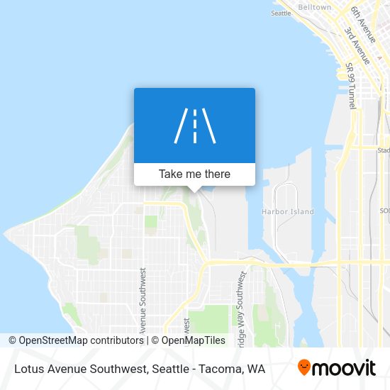 Lotus Avenue Southwest map