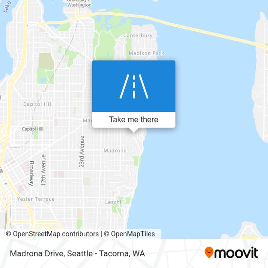 Madrona Drive map