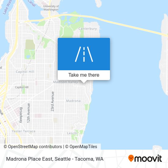 Mapa de Madrona Place East