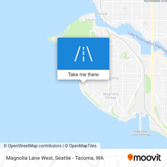 Mapa de Magnolia Lane West