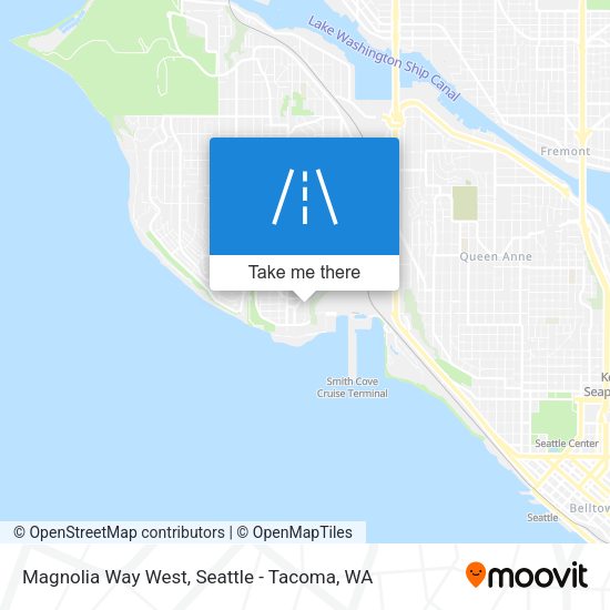 Magnolia Way West map