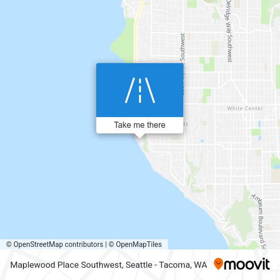 Mapa de Maplewood Place Southwest