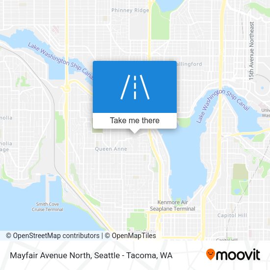 Mapa de Mayfair Avenue North