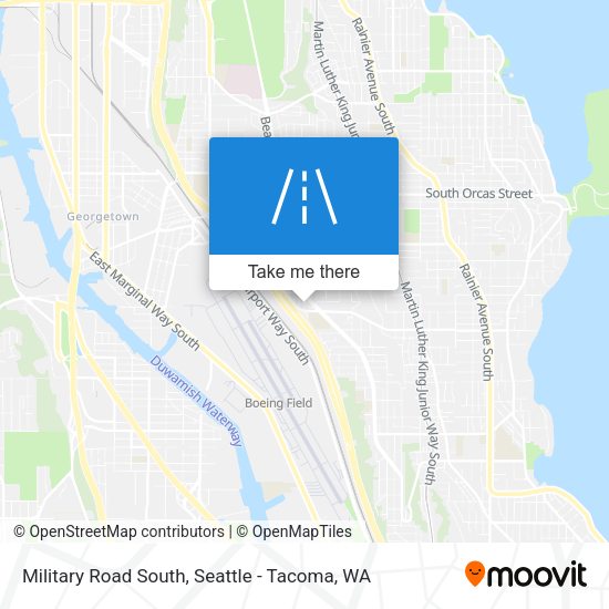 Mapa de Military Road South