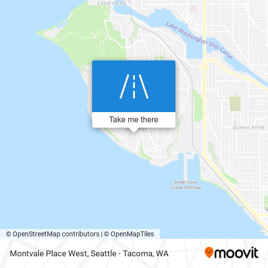 Montvale Place West map