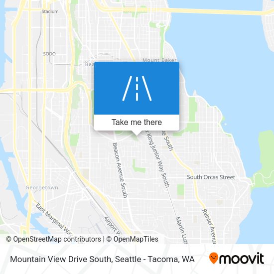 Mapa de Mountain View Drive South