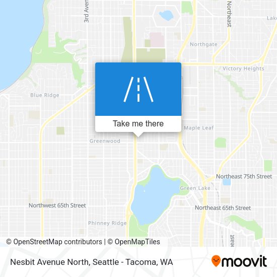 Mapa de Nesbit Avenue North