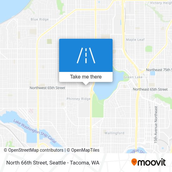 North 66th Street map